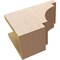 Ekena Millwork 6in. W x 8in. H x 12in. L Mediterranean Woodgrain TimberThane Rafter Tail, Primed Tan RFTUR06X08X12MEDRCPR - alternate 4